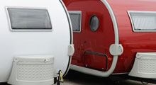 Caravans on the Norfolk Broads