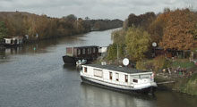 Houseboats on the Norfolk Broads