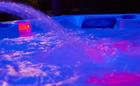 The Hot Tub at night!