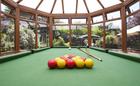 Pool in the conservatory