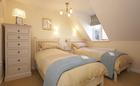 The twin bedroom option with ensuite