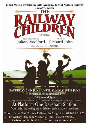 'The Railway Children' - arriving at Platform 1, Dereham Station