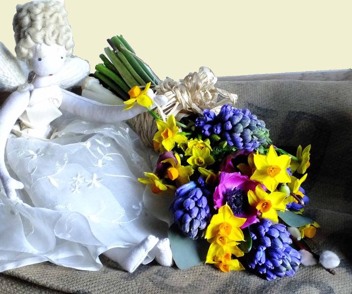 Fabulous Flowers- Hand tied Spring Bouquet