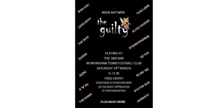 Wymondham Town Football Club present - The Guilty