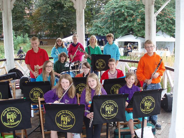 St Edmund's Youth Orchestra at Fairhaven Garden