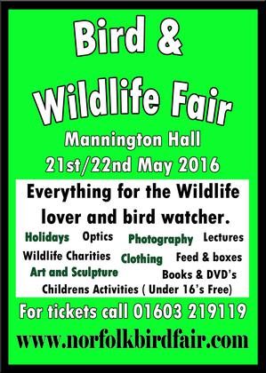 Norfolk Bird and Wildlife Fair 2016