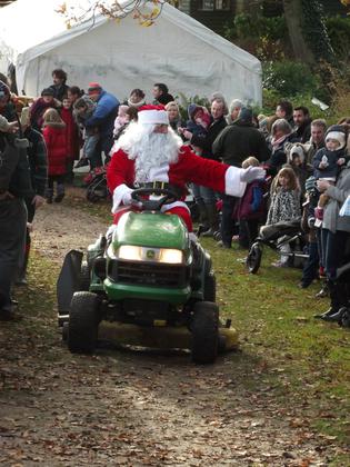 Meet Father Christmas at Fairhaven Garden