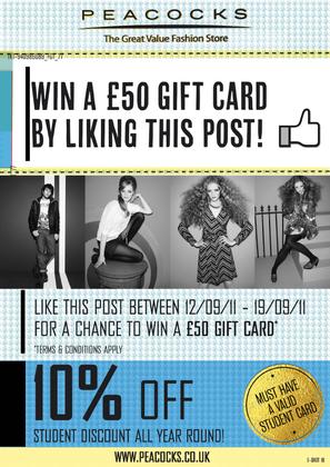 'Like' The Mall, Norwich Facebook page for your chance to win!!