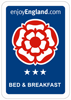 Enjoy England Bed & Breakfast Rating - 3 Star