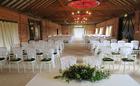 Ceremony in Mixing Barn