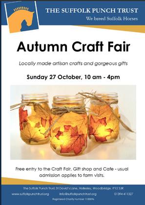 Autumn Craft Fair with The Suffolk Punch Trust